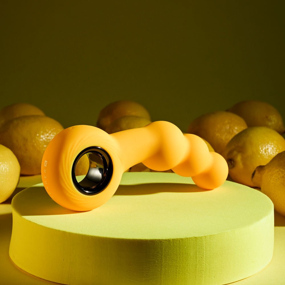 Buy Gender X BUMBLE - Yellow 14.9 cm USB Rechargeable Butt Plug – Naughtyhut NZ sex toys online. Discreet delivery & top brands.