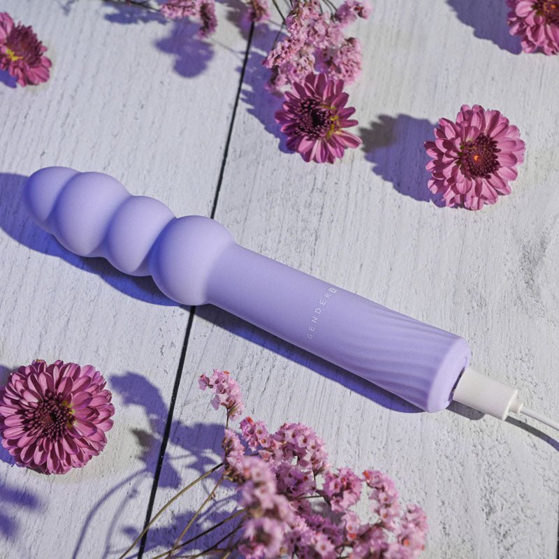 Buy Gender X BUMPY RIDE - Purple 17.4 cm USB Rechargeable Vibrator – Naughtyhut NZ sex toys online. Discreet delivery & top brands.