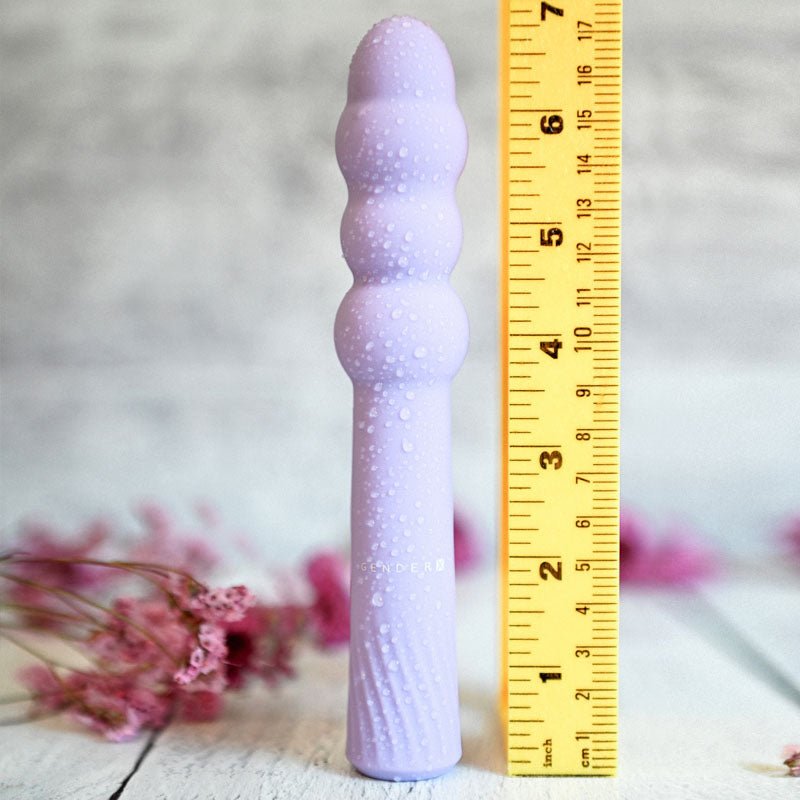 Buy Gender X BUMPY RIDE - Purple 17.4 cm USB Rechargeable Vibrator – Naughtyhut NZ sex toys online. Discreet delivery & top brands.
