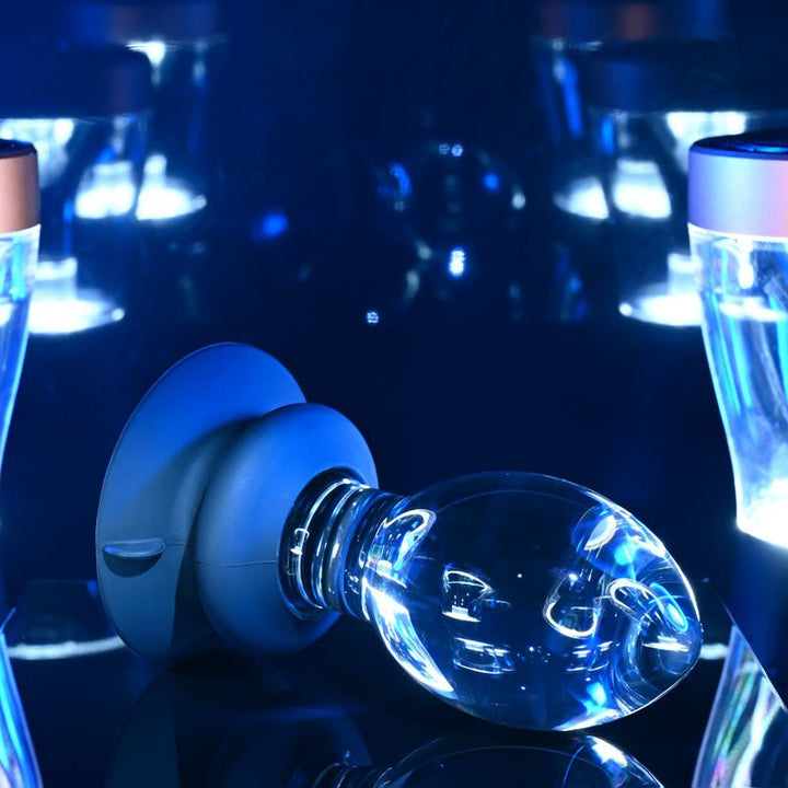 Gender X Crystal Ball - Clear Glass 13.6 cm Butt Plug with Suction Base – Sex toys NZ by Naughtyhut. Discreet delivery nationwide.