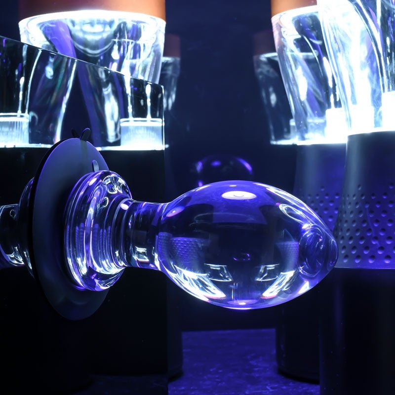 Buy Gender X Crystal Ball - Clear Glass 13.6 cm Butt Plug with Suction Base – Naughtyhut NZ sex toys online. Discreet delivery & top brands.