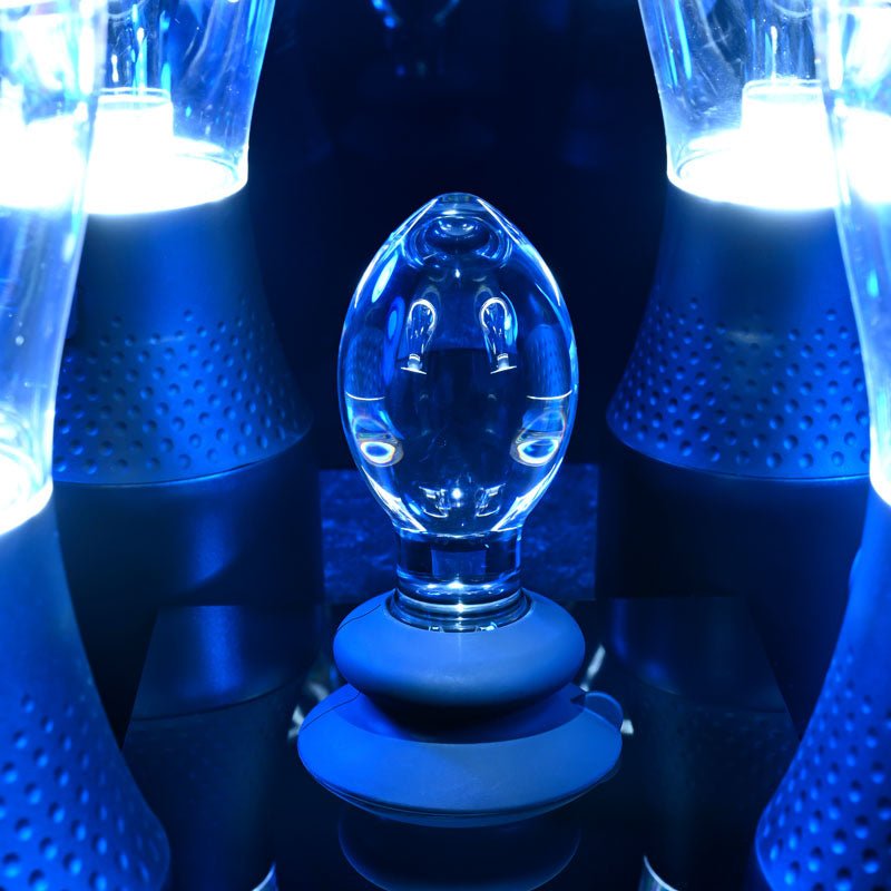Buy Gender X Crystal Ball - Clear Glass 13.6 cm Butt Plug with Suction Base – Naughtyhut NZ sex toys online. Discreet delivery & top brands.