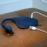 Buy Gender X DAILY GRIND - Blue USB Rechargeable Grinding Pad with Anal Plug – Naughtyhut NZ sex toys online. Discreet delivery & top brands.