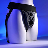 Buy Gender X DOUBLE RIDER - Black Adjustable Strap - On Harness (No Probe Included) – Naughtyhut NZ sex toys online. Discreet delivery & top brands.