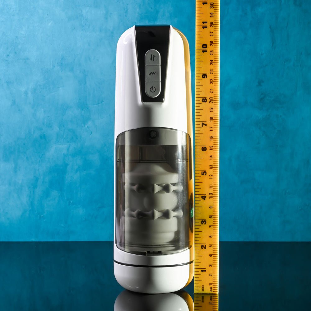 Buy Gender X GET YOUR STROKE ON - USB Rechargeable Thrusting & Vibrating Auto Masturbator – Naughtyhut NZ sex toys online. Discreet delivery & top brands.