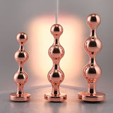 Buy Gender X GOLD DIGGER SET - Rose Gold Metallic Butt Plugs - Set of 3 Sizes – Naughtyhut NZ sex toys online. Discreet delivery & top brands.