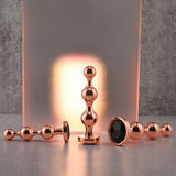 Buy Gender X GOLD DIGGER SET - Rose Gold Metallic Butt Plugs - Set of 3 Sizes – Naughtyhut NZ sex toys online. Discreet delivery & top brands.