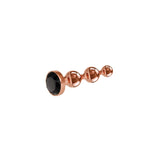 Buy Gender X GOLD DIGGER SMALL - Rose Gold Small Butt Plug with Black Gem Base – Naughtyhut NZ sex toys online. Discreet delivery & top brands.