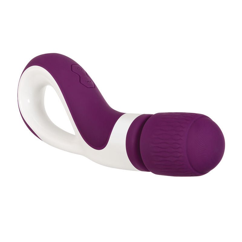 Gender X HANDLE IT - Purple/White USB Rechargeable Massager Wand – Sex toys NZ by Naughtyhut. Discreet delivery nationwide.