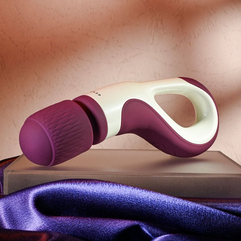 Buy Gender X HANDLE IT - Purple/White USB Rechargeable Massager Wand – Naughtyhut NZ sex toys online. Discreet delivery & top brands.