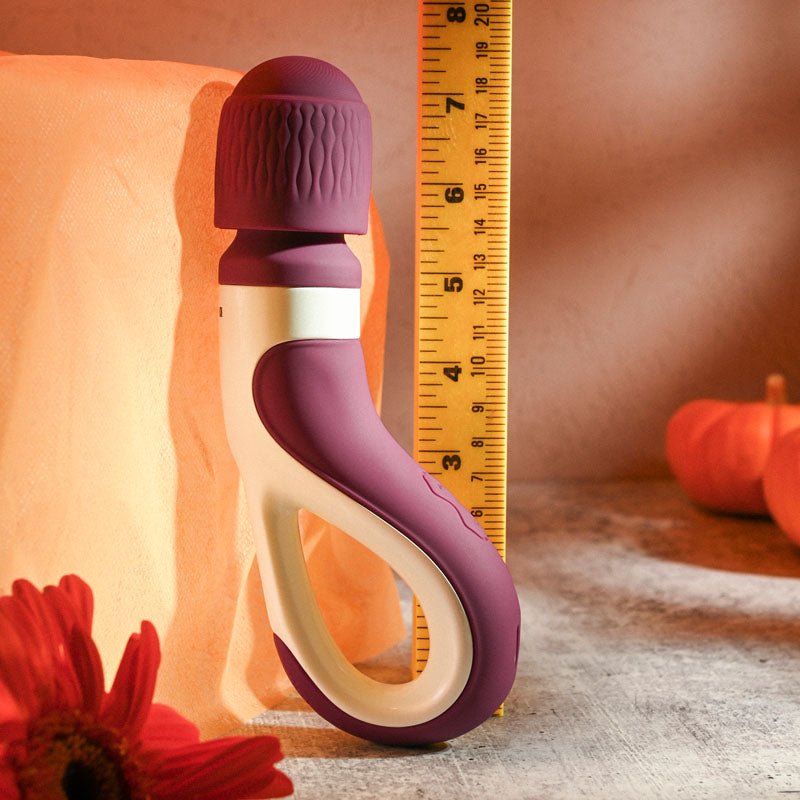 Buy Gender X HANDLE IT - Purple/White USB Rechargeable Massager Wand – Naughtyhut NZ sex toys online. Discreet delivery & top brands.