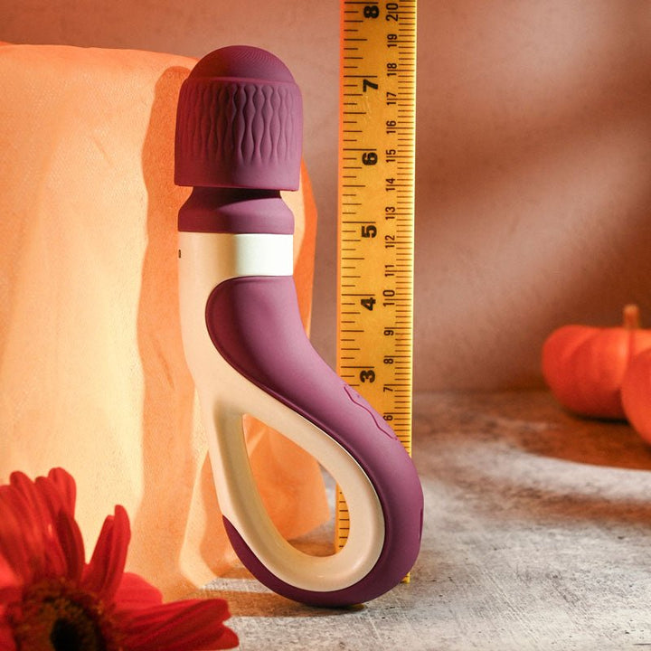 Gender X HANDLE IT - Purple/White USB Rechargeable Massager Wand – Sex toys NZ by Naughtyhut. Discreet delivery nationwide.