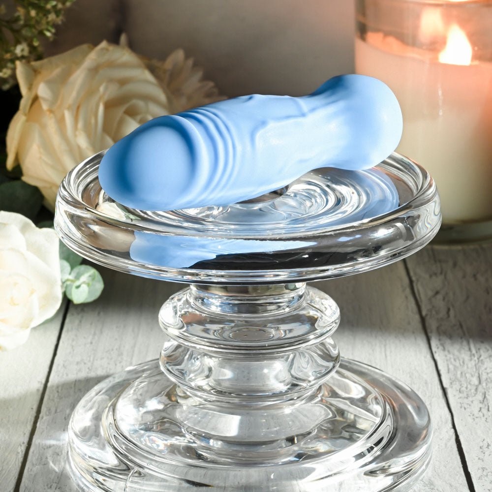 Gender X LIL BUDDY - Light Blue 10.1 cm USB Rechargeable Mini Vibrator – Sex toys NZ by Naughtyhut. Discreet delivery nationwide.