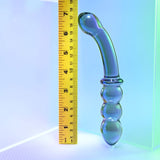 Buy Gender X LUSTROUS GALAXY WAND - Blue/Violet Glass 18.5 cm Double Ended Massager – Naughtyhut NZ sex toys online. Discreet delivery & top brands.