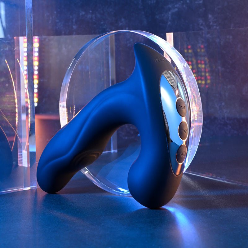 Buy Gender X MAD TAPPER - Black USB Rechargeable Double Tapping Vibrating Massager – Naughtyhut NZ sex toys online. Discreet delivery & top brands.