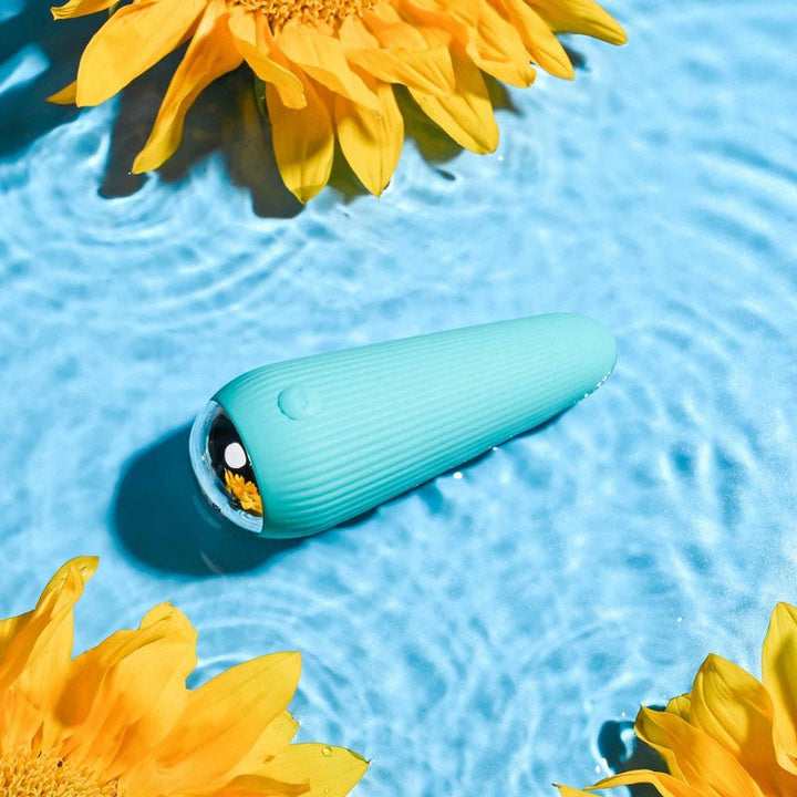 Gender X O - CONE - Blue 10.8 cm (4.25'') USB Rechargeable Bullet – Sex toys NZ by Naughtyhut. Discreet delivery nationwide.