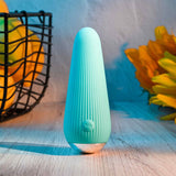 Buy Gender X O - CONE - Blue 10.8 cm (4.25'') USB Rechargeable Bullet – Naughtyhut NZ sex toys online. Discreet delivery & top brands.