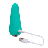 Buy Gender X O - CONE - Blue 10.8 cm (4.25'') USB Rechargeable Bullet – Naughtyhut NZ sex toys online. Discreet delivery & top brands.