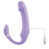 Buy Gender X ORGASMIC ORCHID - Lilac 19 cm USB Rechargeable Strapless - Strap - On – Naughtyhut NZ sex toys online. Discreet delivery & top brands.