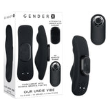 Buy Gender X OUR UNDIE VIBE - Black USB Rechargeable Panty Vibe – Naughtyhut NZ sex toys online. Discreet delivery & top brands.