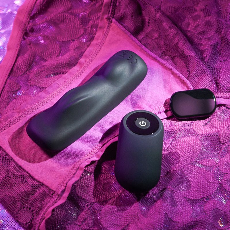 Gender X OUR UNDIE VIBE - Black USB Rechargeable Panty Vibe – Sex toys NZ by Naughtyhut. Discreet delivery nationwide.