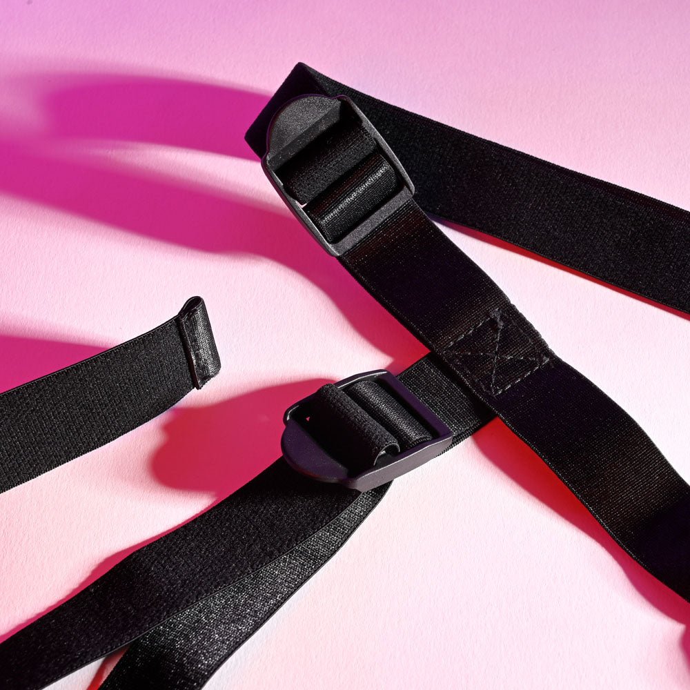 Buy Gender X PLEASURE HARNESS - Black Adjustable Harness (No Probe Included) – Naughtyhut NZ sex toys online. Discreet delivery & top brands.