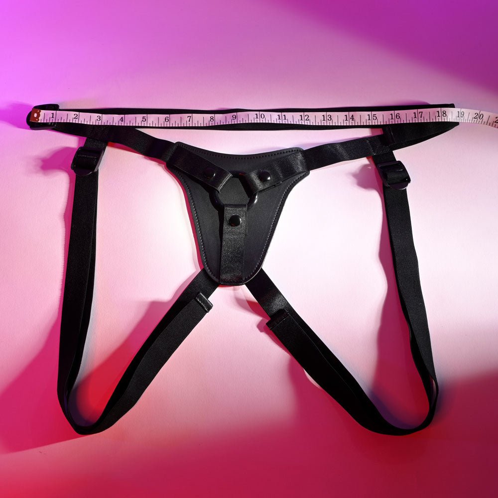 Gender X PLEASURE HARNESS - Black Adjustable Harness (No Probe Included) – Sex toys NZ by Naughtyhut. Discreet delivery nationwide.