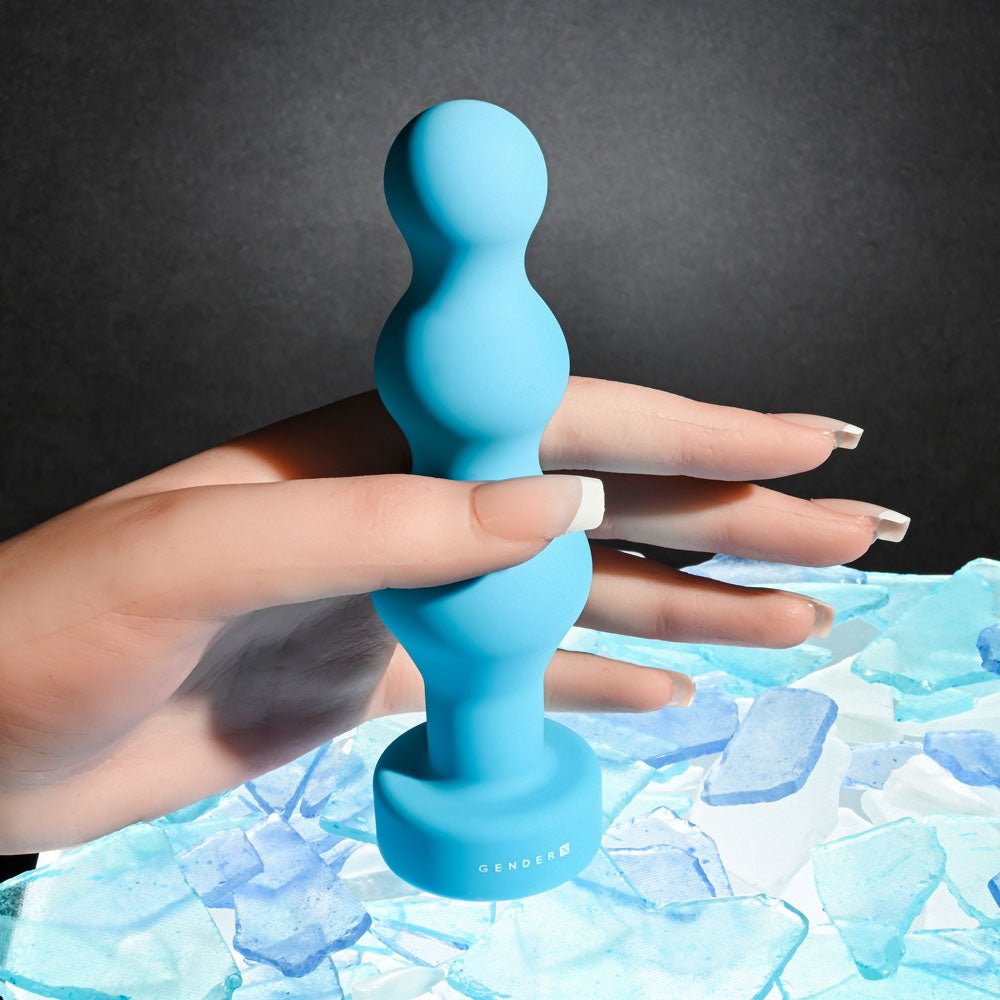 Buy Gender X PLUGGED UP - Blue 13.6 cm USB Rechargeable Butt Plug – Naughtyhut NZ sex toys online. Discreet delivery & top brands.