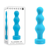 Buy Gender X PLUGGED UP - Blue 13.6 cm USB Rechargeable Butt Plug – Naughtyhut NZ sex toys online. Discreet delivery & top brands.