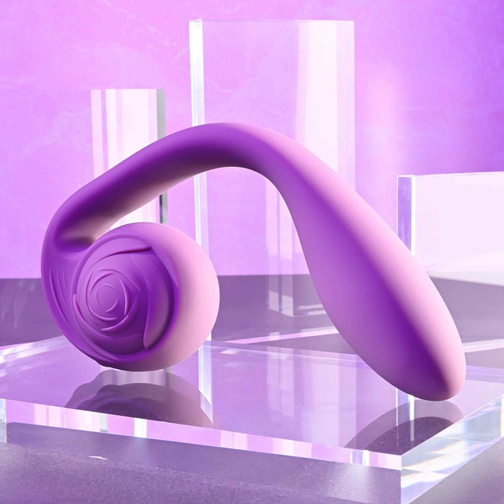 Buy Gender X POSEABLE YOU - Purple USB Rechargeable Poseable Vibrator – Naughtyhut NZ sex toys online. Discreet delivery & top brands.