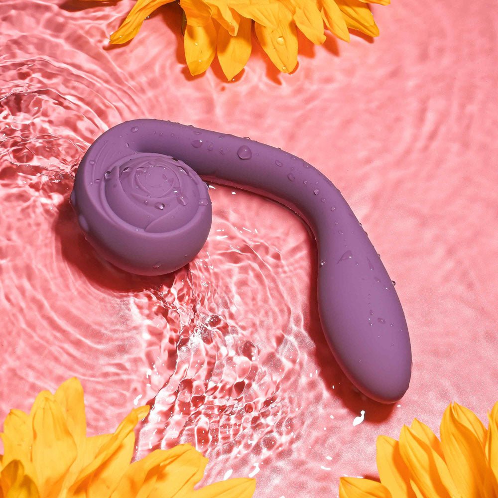 Buy Gender X POSEABLE YOU - Purple USB Rechargeable Poseable Vibrator – Naughtyhut NZ sex toys online. Discreet delivery & top brands.