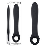 Buy Gender X POWERHOUSE - Black 21.6 cm USB Rechargeable Vibrator – Naughtyhut NZ sex toys online. Discreet delivery & top brands.