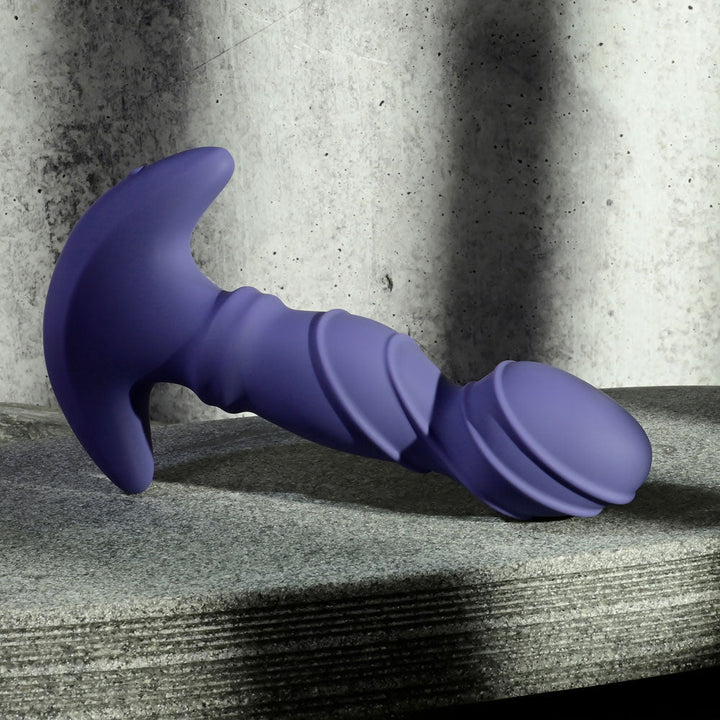 Gender X RING IT - Purple 16.5 cm USB Rechargeable Vibrator with Wireless Remote – Sex toys NZ by Naughtyhut. Discreet delivery nationwide.