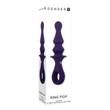 Buy Gender X RING POP - Dark Blue 15.2 cm USB Rechargeable Vibrating Anal Plug – Naughtyhut NZ sex toys online. Discreet delivery & top brands.