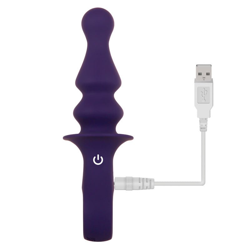 Buy Gender X RING POP - Dark Blue 15.2 cm USB Rechargeable Vibrating Anal Plug – Naughtyhut NZ sex toys online. Discreet delivery & top brands.