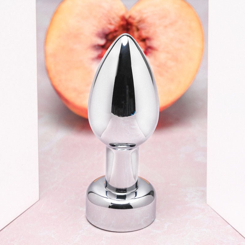 Gender X ROCKIN' METAL PLUG - Metallic 9.3 cm USB Rechargeable Butt Plug – Sex toys NZ by Naughtyhut. Discreet delivery nationwide.