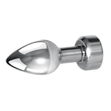 Buy Gender X ROCKIN' METAL PLUG - Metallic 9.3 cm USB Rechargeable Butt Plug – Naughtyhut NZ sex toys online. Discreet delivery & top brands.