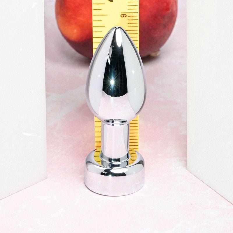 Buy Gender X ROCKIN' METAL PLUG - Metallic 9.3 cm USB Rechargeable Butt Plug – Naughtyhut NZ sex toys online. Discreet delivery & top brands.