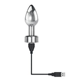 Buy Gender X ROCKIN' METAL PLUG - Metallic 9.3 cm USB Rechargeable Butt Plug – Naughtyhut NZ sex toys online. Discreet delivery & top brands.