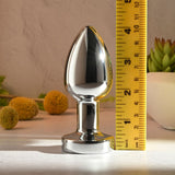 Buy Gender X ROCKIN METAL PLUG XL - Chrome 10.5 cm USB Rechargeable Vibrating XL Butt Plug – Naughtyhut NZ sex toys online. Discreet delivery & top brands.
