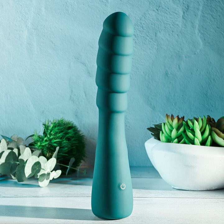 Gender X SCORPION - Green 21.2 cm USB Rechargeable Vibrator – Sex toys NZ by Naughtyhut. Discreet delivery nationwide.
