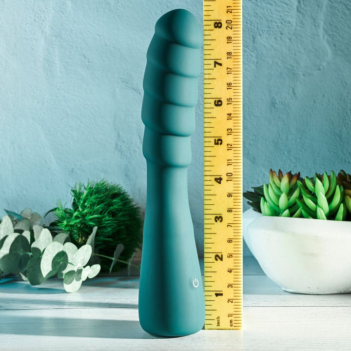 Gender X SCORPION - Green 21.2 cm USB Rechargeable Vibrator – Sex toys NZ by Naughtyhut. Discreet delivery nationwide.