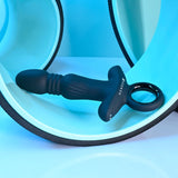 Buy Gender X SLAYER - Black 20 cm USB Rechargeable Thrusting Vibrating Butt Plug – Naughtyhut NZ sex toys online. Discreet delivery & top brands.