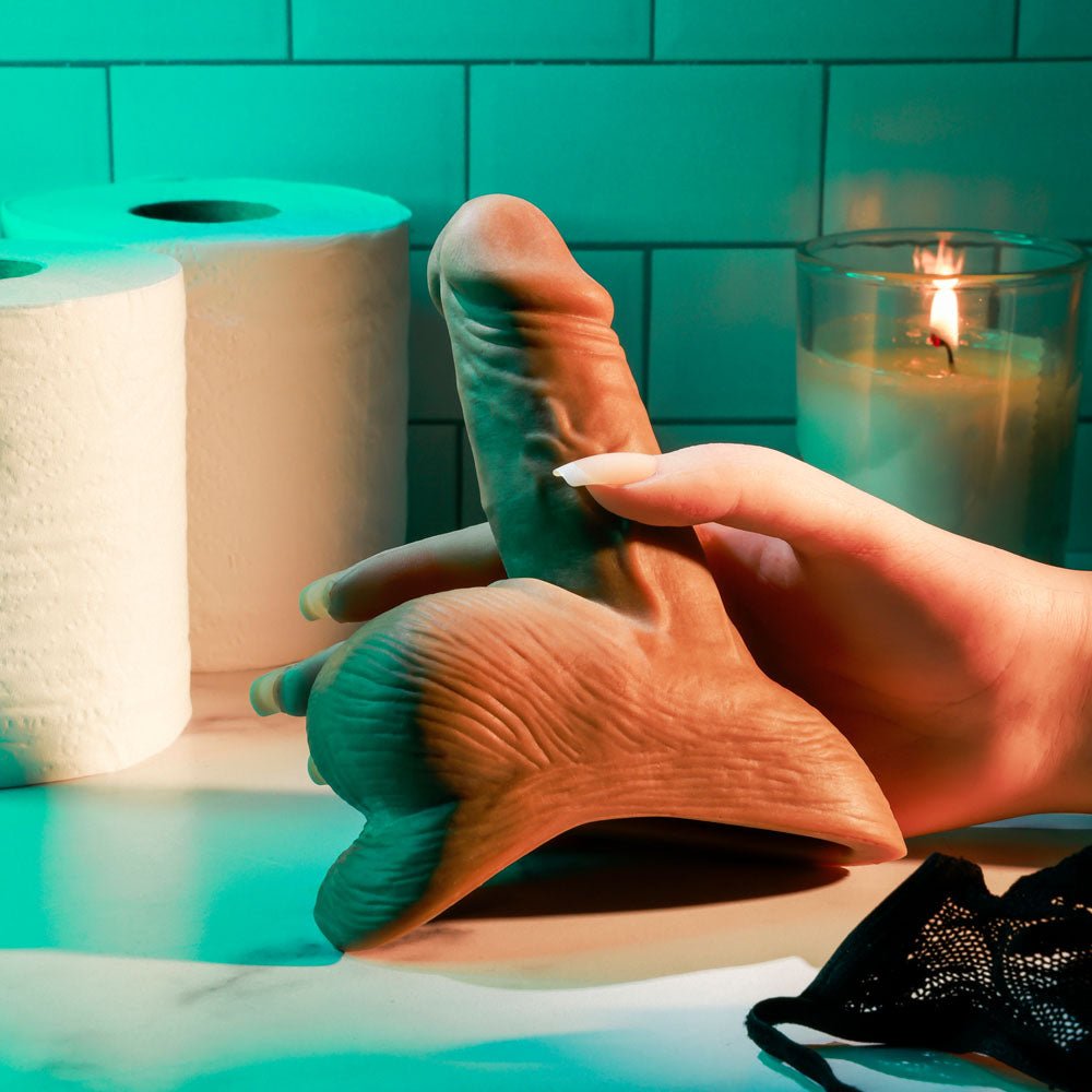 Buy Gender X STAND TO PEE - Dark - Brown Realistic Stand - To - Pee Funnel – Naughtyhut NZ sex toys online. Discreet delivery & top brands.