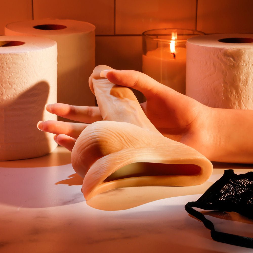 Gender X STAND TO PEE - Light - Flesh Realistic Stand - To - Pee Funnel – Sex toys NZ by Naughtyhut. Discreet delivery nationwide.