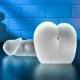 Buy Gender X STROKE & POKE - Clear 20 cm Stroker Dong – Naughtyhut NZ sex toys online. Discreet delivery & top brands.