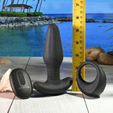 Buy Gender X TEAMWORK - Black USB Rechargeable Rimming Butt Plug & Vibrating Cock Ring – Naughtyhut NZ sex toys online. Discreet delivery & top brands.
