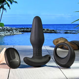 Buy Gender X TEAMWORK - Black USB Rechargeable Rimming Butt Plug & Vibrating Cock Ring – Naughtyhut NZ sex toys online. Discreet delivery & top brands.