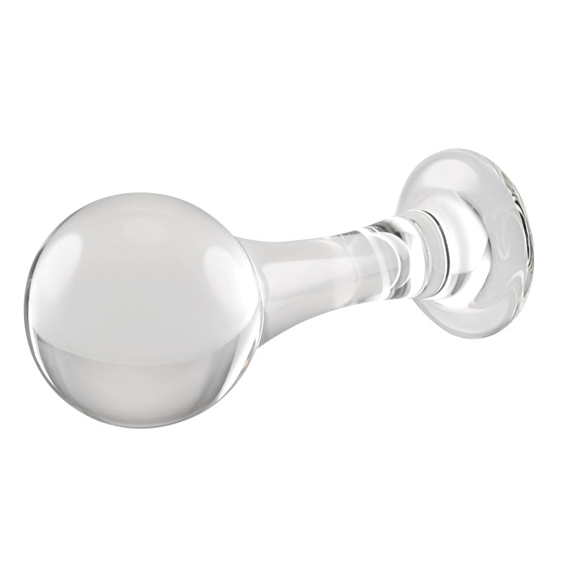 Buy Gender X THE BALLER - Clear Glass 11 cm Anal Plug – Naughtyhut NZ sex toys online. Discreet delivery & top brands.