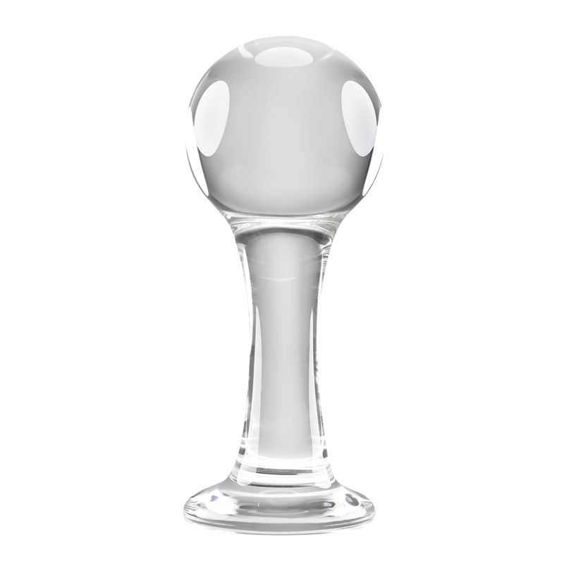 Buy Gender X THE BALLER - Clear Glass 11 cm Anal Plug – Naughtyhut NZ sex toys online. Discreet delivery & top brands.
